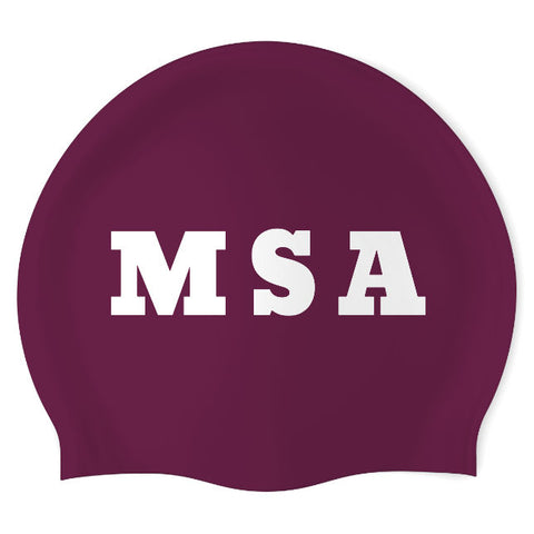 Math and Science Academy - Swimoutlet PO25427079 (CMA/01) - Wrinkle-Free Silicone Swimming Cap