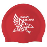 Kalani High School Swim Team - Swimoutlet PO71624 (RED/01) - Wrinkle-Free Silicone Swimming Cap