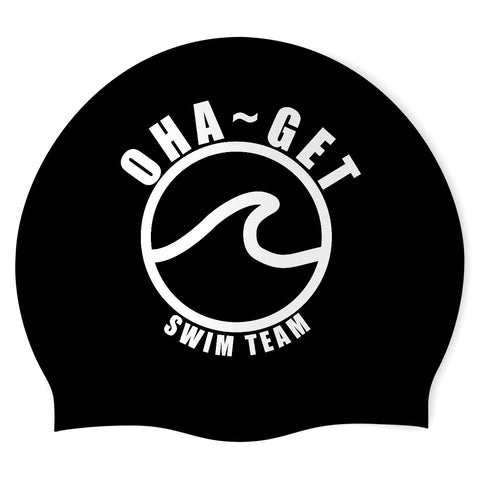 Holmen High School - Swimoutlet PO22788220 (BLK/1) - Custom Silicon Swimcap