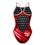 Salt spring stingrays - Skinny Strap Swimsuit