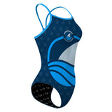 Strathmore Silver Sharks - Skinny Strap Swimsuit