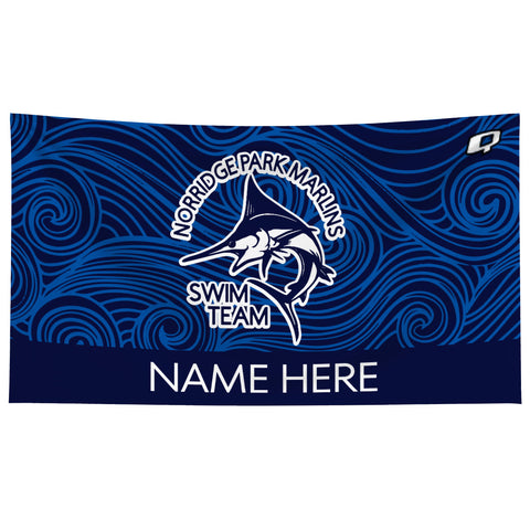 Norridge Park Marlins with names - Microfiber Swim Towel