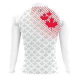 Canada UWH White FV - Men's Surf UPF50+ Long Sleeve Rash Guard