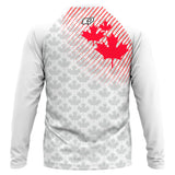 Canadian UWH 2023 white - Loose Fit UPF50+ Long Sleeve Rash guard