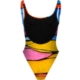 Valverde Naranja - High Hip One Piece Swimsuit
