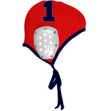 D1 - MASTER DESIGN (Goalie WHITE)- #'s Outlined - Water Polo Cap