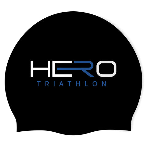 Hero Triathlon - Swimoutlet PO22810848 (Black/2) - Custom Silicon Swimcap