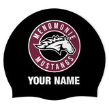 Menomonie HS Names - Swimoutlet PO22891848 (BLK/2) - Custom Silicon Swimcap