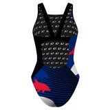 TRI CHI WALK AND RUN Dolphin - Classic Strap Swimsuit