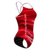 Salt spring stingrays - Skinny Strap Swimsuit