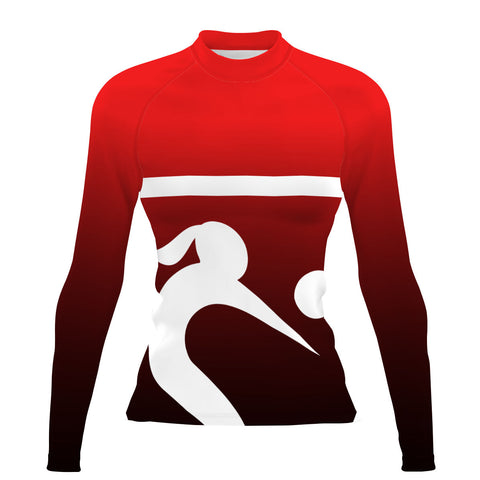 ASBAVOL Infantil Degradado v1.1 - Women's Surf UPF50+ Long Sleeve Rash Guard