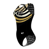 Kern Premiere WP gold cream 2 - Women Waterpolo Swimsuit Classic Cut