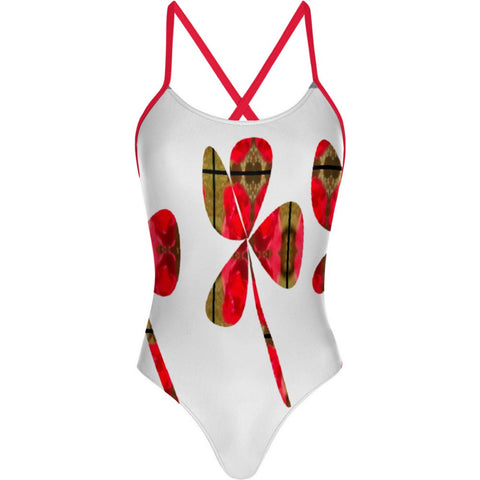 flower gray - Tieback One Piece