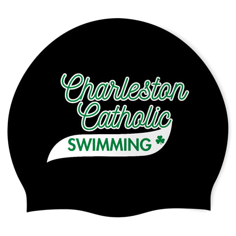 Charleston Catholic HS - Swimoutlet PO22956559 (BLACK/2) - Custom Silicon Swimcap