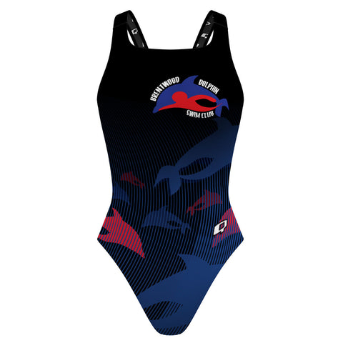 Brentwood Dolphin Swim Team FV - Classic Strap Swimsuit