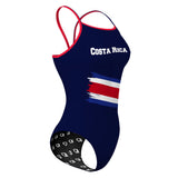 Costa Rica Flag - Alondra Sunback - Sunback Tank Swimsuit