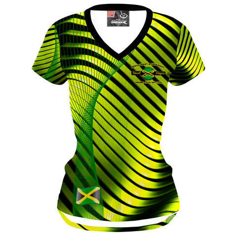 Sweet Fingers yellow - Women MTB Short Sleeve Jersey