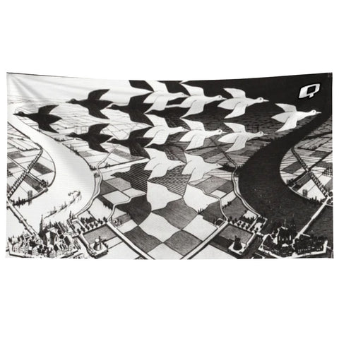 Escher Gansos - Microfiber Swim Towel