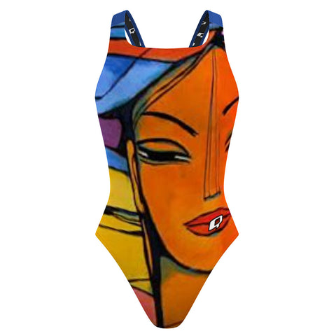 Valverde Naranja - Classic Strap Swimsuit