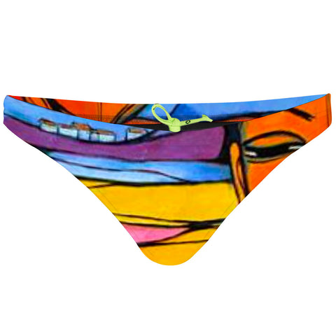 Valverde Naranja - Tieback Bikini Bottom