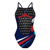 Sharks01 - Skinny Strap Swimsuit