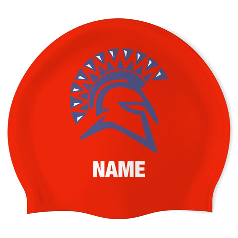 New Hartford HS (w names) - Swimoutlet 22785166 (RED/2) - Custom Silicon Swimcap