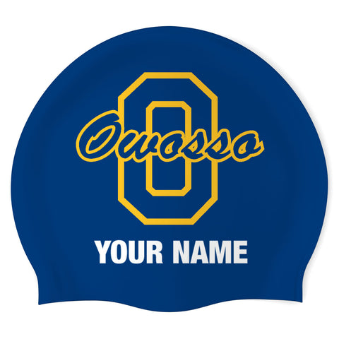 Owosso HS - Swimoutlet PO23027245 (NAV/1) - Custom Silicon Swimcap