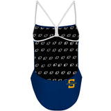 Shafter 12_20_23 Y back. gold logo - "Y" Back Swimsuit