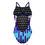Red Deer Synchro - Skinny Strap Swimsuit