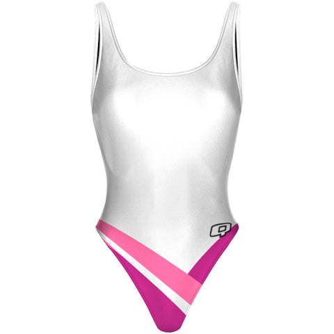 Bec High hip . pink - High Hip One Piece Swimsuit