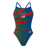 Nicoya 2024 Azul v1.1 - Skinny Strap Swimsuit