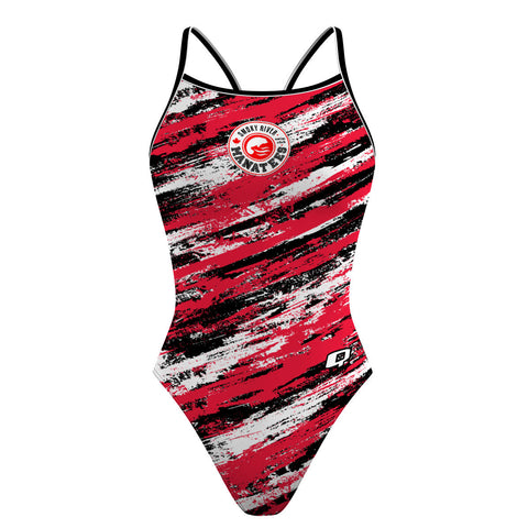 Smoky River Manatees - Skinny Strap Swimsuit