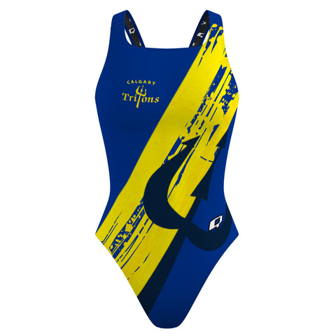 Calgary Tritons FV - Classic Strap Swimsuit