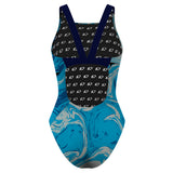 Weyburn Silver Seals - Classic Strap Swimsuit
