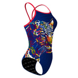 Synchro  Jaguar - Amy - Size 12 - Skinny Strap Swimsuit
