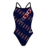 Need to fix. didn't save se stripes2 - Skinny Strap Swimsuit