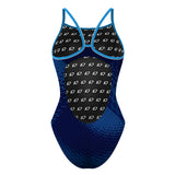 Langley Flippers Flags - Skinny Strap Swimsuit