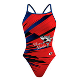 Silver Sharks Skinny Strap Women's Suit 2023 - Skinny Strap Swimsuit