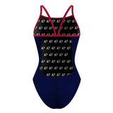 Costa Rica Flag - Alondra Sunback - Sunback Tank Swimsuit