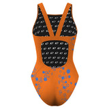 GSD Naranja - Classic Strap Swimsuit