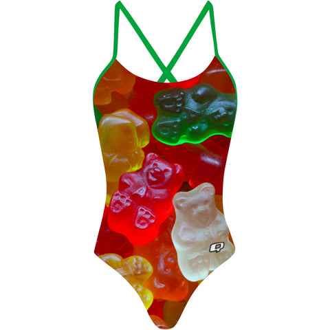 Gummy Bear Tieback - Tieback One Piece Swimsuit