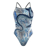 Elko Skinny Snake Design - Skinny Strap Swimsuit