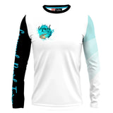 Wavy Bicolor Sleeve - Men MTB Long Sleeve Jersey