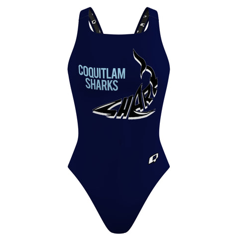 Coquitlam Sharks - Classic Strap Swimsuit