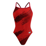 Doodle Red FV - Skinny Strap