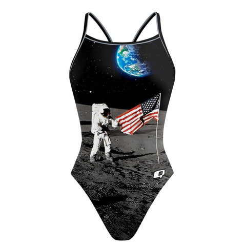 to the moon no text no earth on back final - Skinny Strap