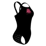 AHA Solid Black - Classic Strap Swimsuit