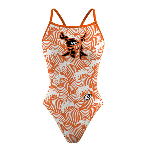 VC pirates flame - Sunback Tank Swimsuit