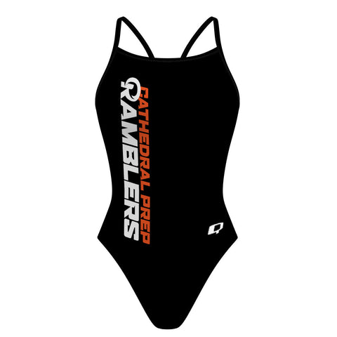 CATHEDRAL PREP RAMBLERS - Skinny Strap Swimsuit
