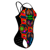 Lion Fish Black Kaleidoscope - Skinny Strap
